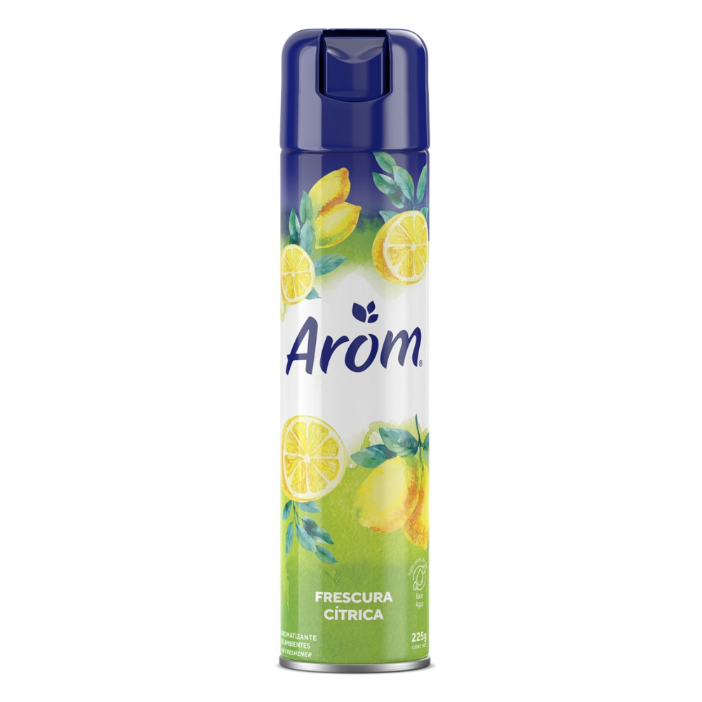 AROM AROMATIZANTE AEROSOL FRESCURA CITRICA 225G