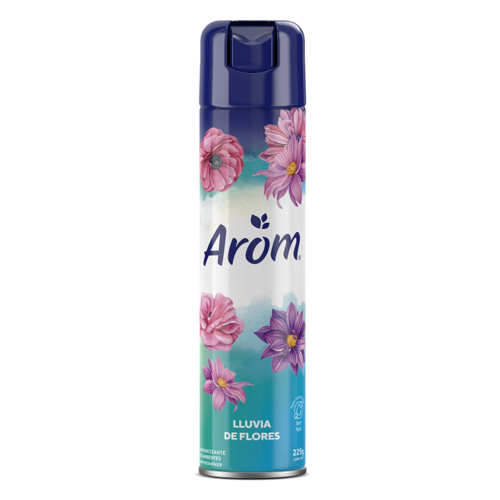 AROM AROMATIZANTE AEROSOL LLUVIA DE FLORES 225G