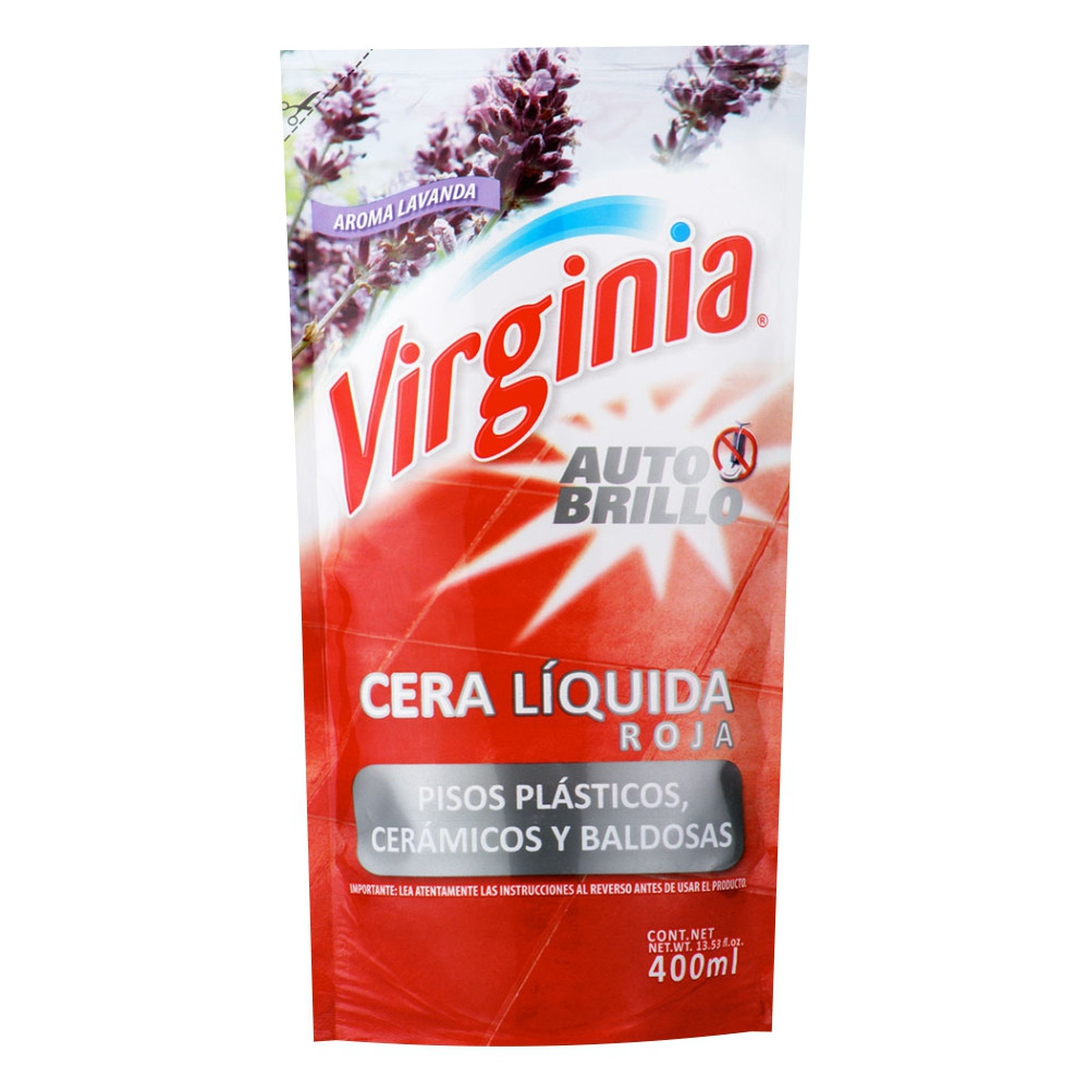 CERA LIQ. DP AUTOBRILLO INCOL. ROJA 400 ML.