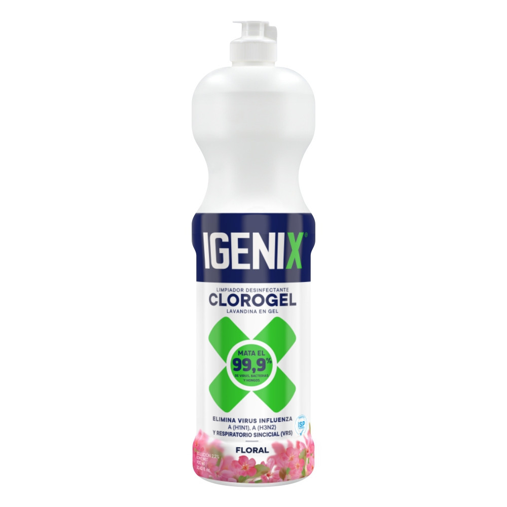 LIMP. CLORO GEL IGENIX FLORAL 900ML