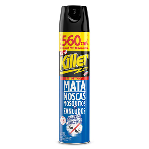 INSECTICIDA KILLER MOSCAS Y ZANCUDOS 560CC